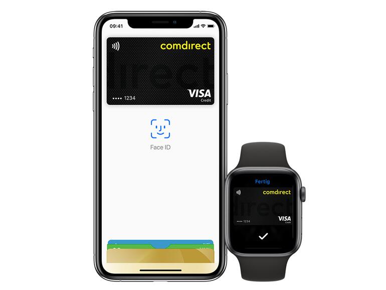 Apple Pay mit Comdirect