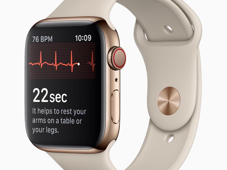 Apple Watch Series 4 bietet EKG-Funktion