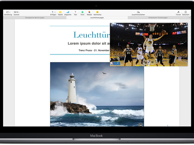 Bild-in-Bild in Safari nutzen