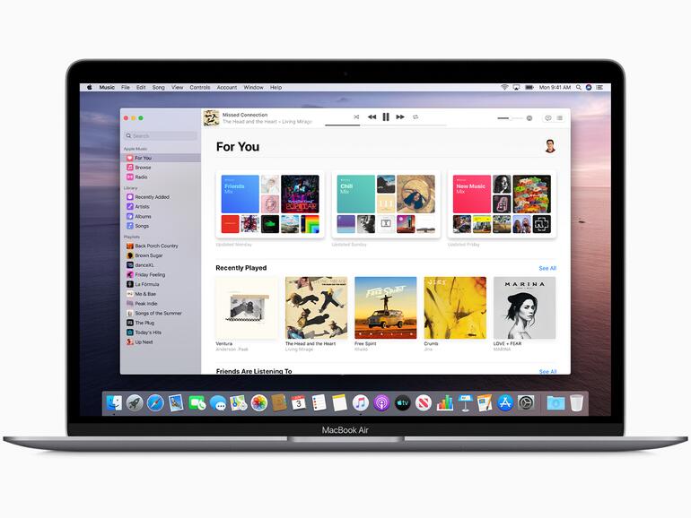 Die neue Musik-App in macOS Catalina