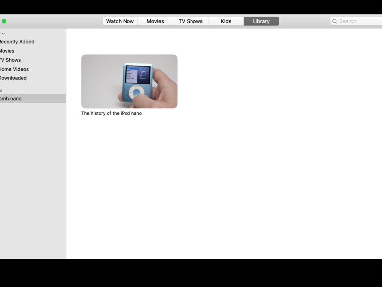 Synchronisierung einzelner Medien klappt per Drag-and-drop