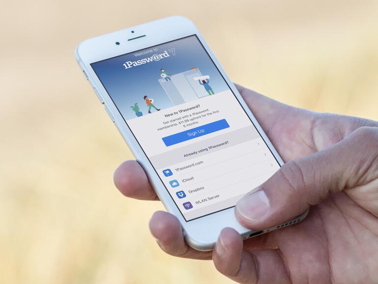 1Password erlaubt nicht mehr die Einrichtung eines lokalen Tresors an den Mobilgeräten