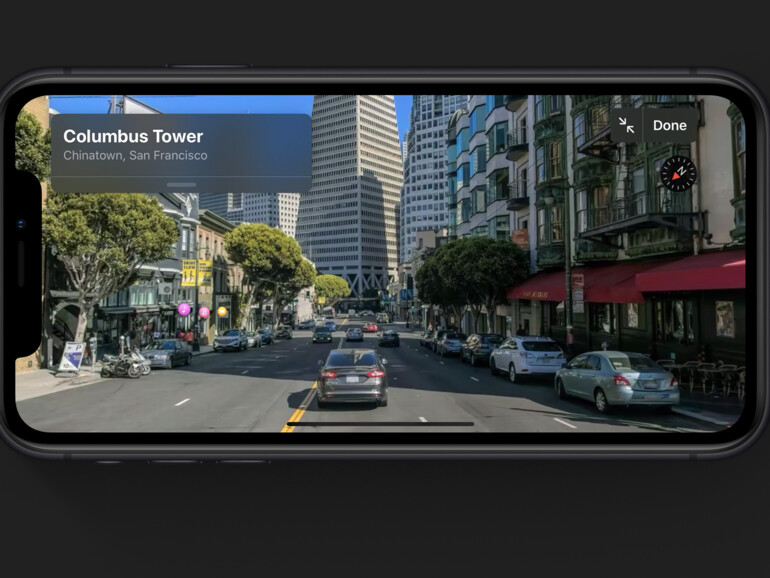 iOS 13 bringt „Look Around“ in Karten mit