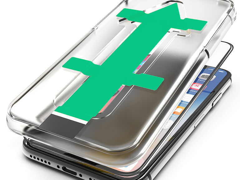 hardwrk Premium 3D Glass mit Anbringhilfe