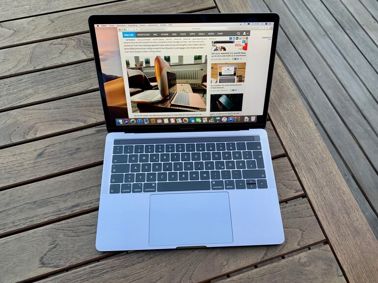 Das neue MacBook Pro 13 Zoll lässt das ebenfalls runderneuerte MacBook Air deutlich hinter sich.