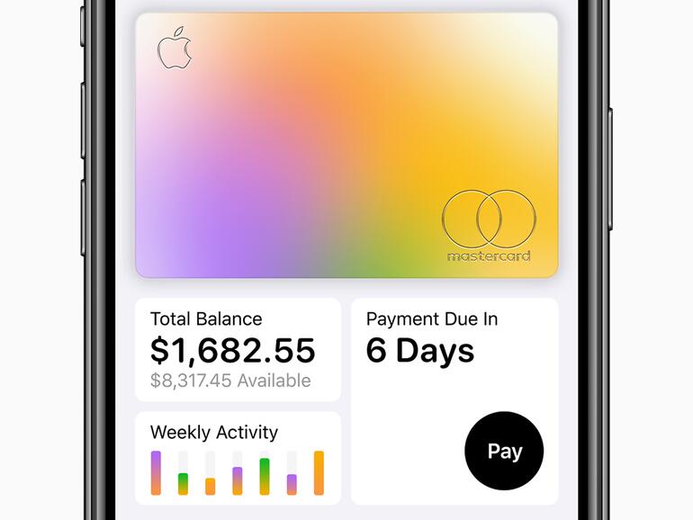 Die Apple Card auf dem iPhone eingerichtet