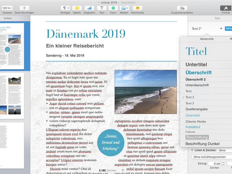 Nehmen Sie sich die Zeit, Absatzformate zu erstellen. So entstehen im Handumdrehen einheitliche, gut aussehende Dokumente.