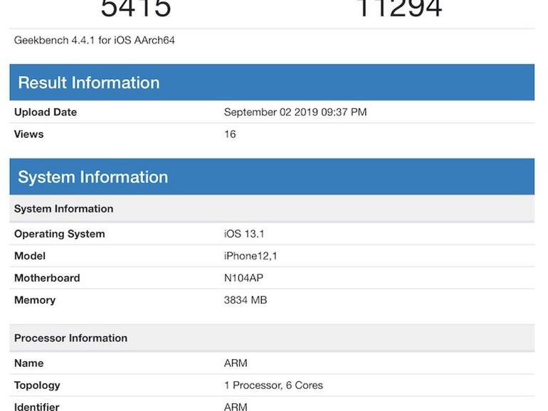 Erste Benchmarks des neuen Prozessors sind bereits auf Geekbench aufgetaucht.