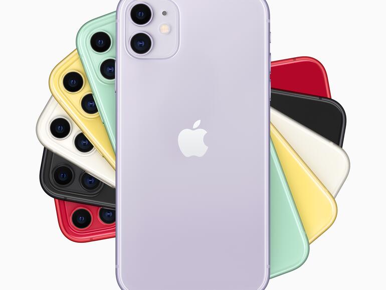 iPhone 11 in vielen verschiedenen Farben