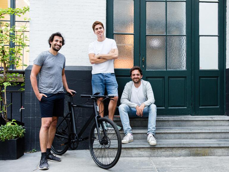 Die Cowboy-Gründer: Karim Slaoui, Tanguy Goretti, Adrien Roose (v.l.n.r.).