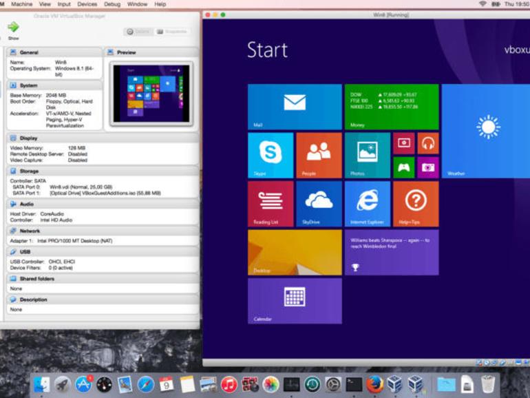 Parallels nimmt Sie bei der Einrichtung besser an die Hand, kostet aber auch 80 Euro mehr als Virtualbox.