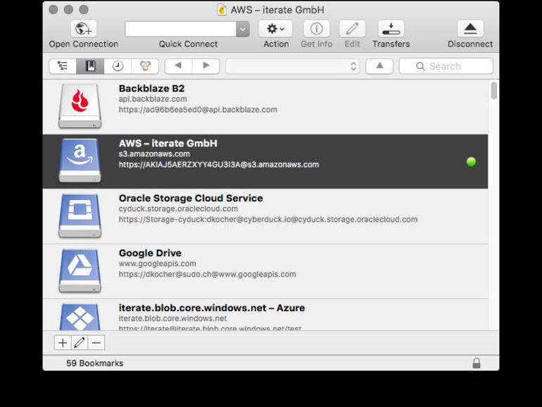 Mit Cyberduck und Transmit verschieben Sie große Datenmengen zwischen Mac und Server.