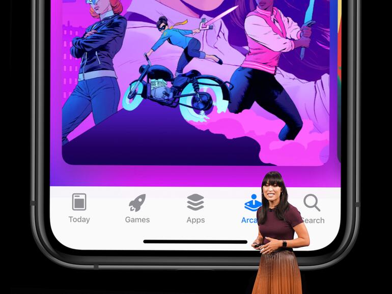 Ann Thai von Apple zeigt Apple Arcade