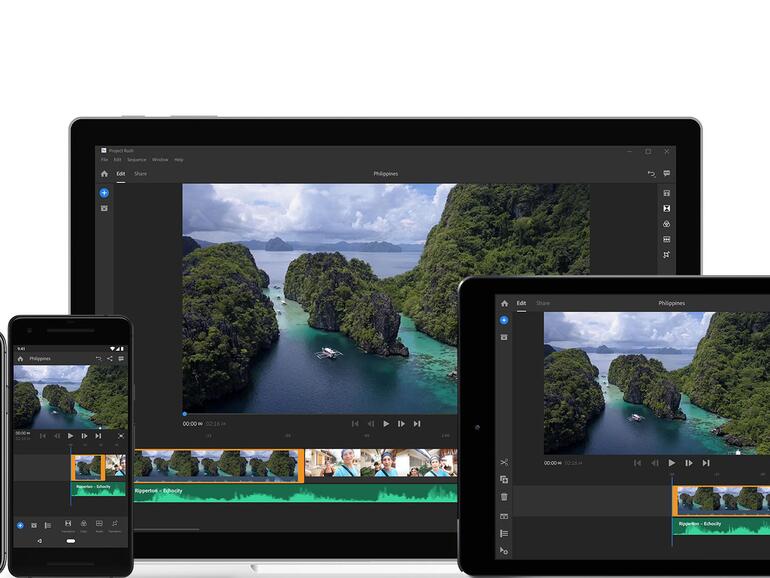 Premiere Rush CC auf allen Geräten