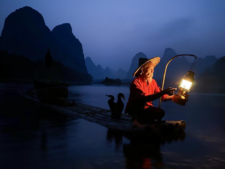 iPhone 11 Pro im Night mode (Wide). Guilin, China.