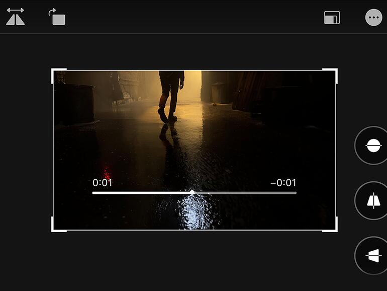 Neu in iOS 13: Sie können nicht länger nur Fotos, sondern jetzt auch direkt Videos in der Fotos-App bearbeiten.