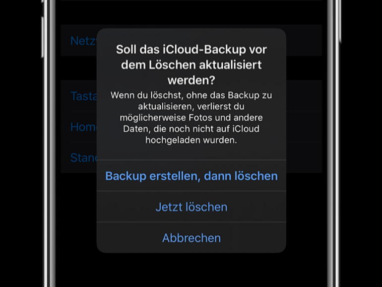 iPhone zurücksetzen