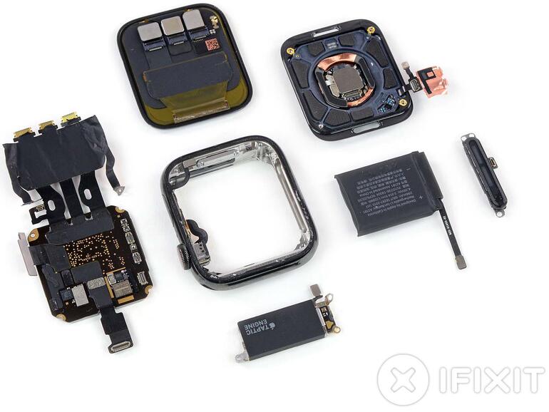 Die zerlegte Apple Watch Series 5