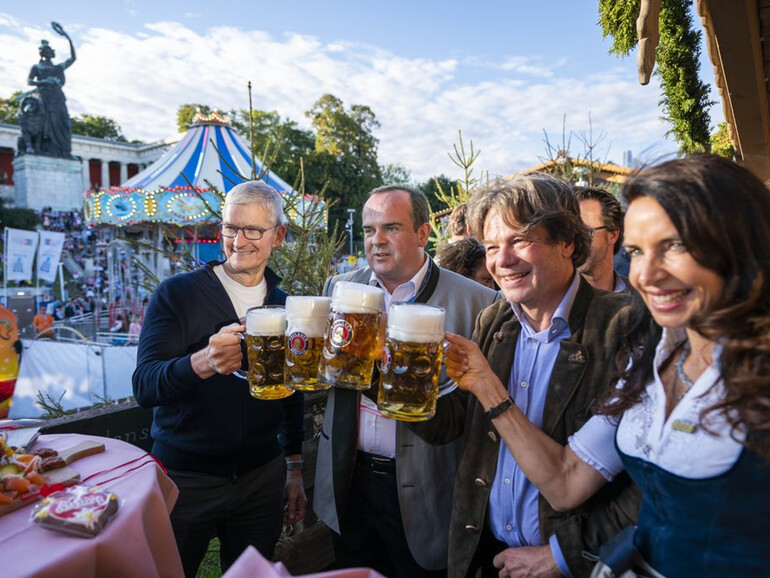 Tim Cook auf der Wiesn