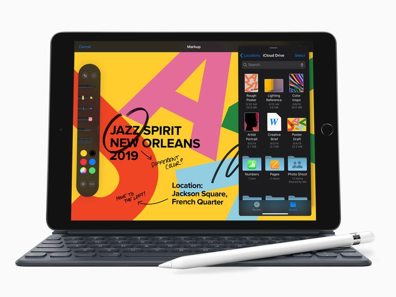 Auch das iPad ist jetzt zum Smart Keyboard kompatibel