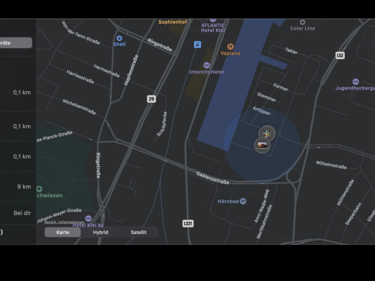 Menschen und Geräte können nun in einer gemeinsamen neuen App gesucht und gefunden werden – die entsprechende Erlaubnis vorausgesetzt.