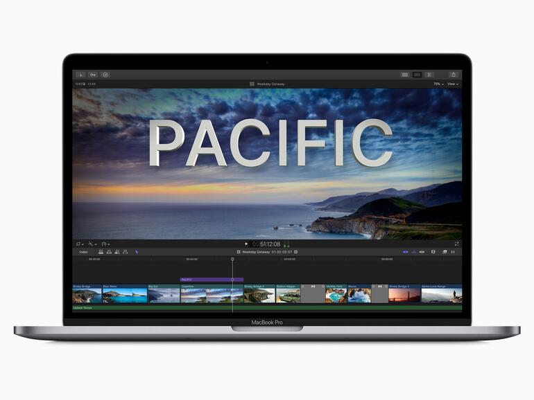 Final Cut Pro X auf einen MacBook Pro