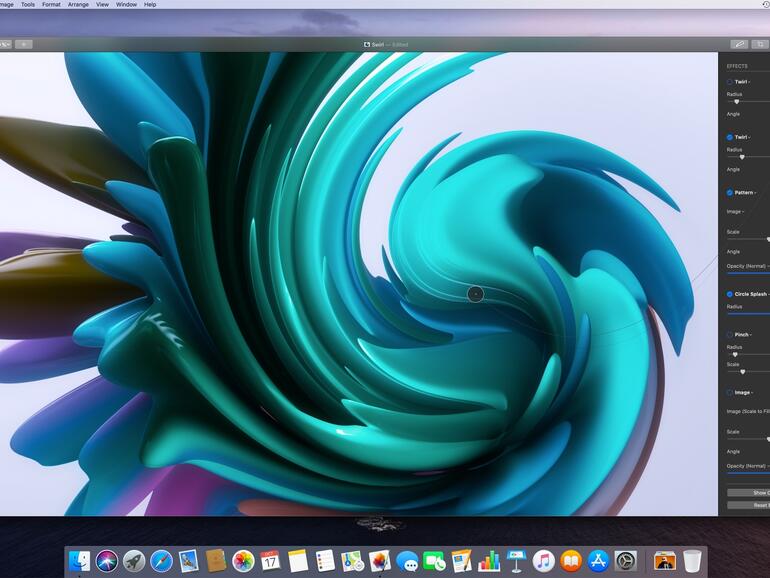 Bild-Defekte mit Hilfe von Machine Learning erfernen in Pixelmator Pro 1.5