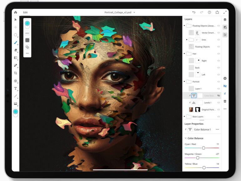 Adobe Photoshop auf dem iPad