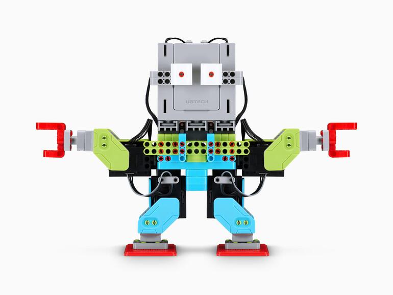 Ubtech Meebot können Sie mit Swift Playground auf dem iPad zum Tanzen bringen. Meebot führt seinen „verrückten Tanz“ auf, nachdem man ihn mithilfe der App-Anleitung aus seinen 200 Einzelteilen zusammengesteckt hat. Der Meebot aus der Jimu-Robot-Serie von Ubtech aus Shenzhen in China kostet rund 140 Euro. 

www.ubtrobot.com