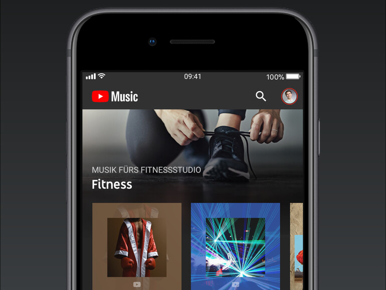 YouTube Music auf dem iPhone