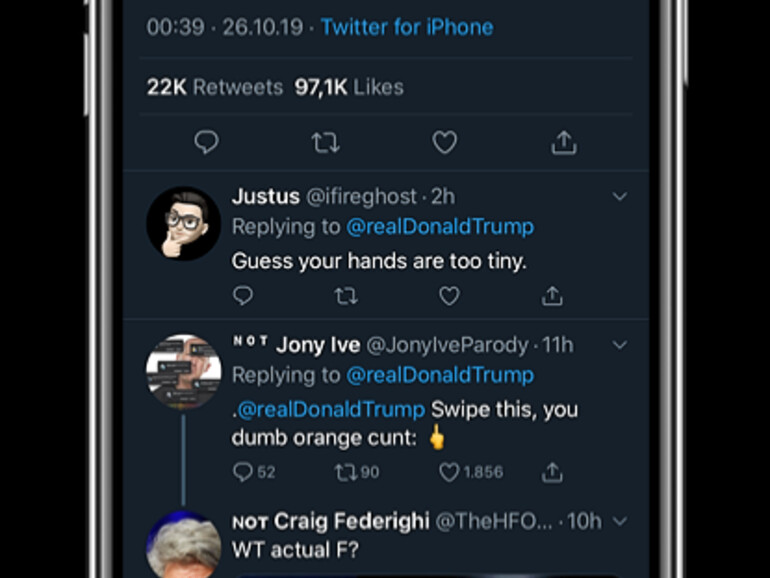 An Tim: Der Knopf ist besser als Wischen