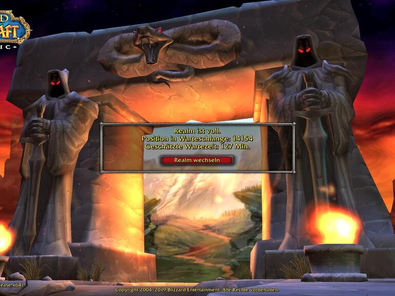 „WoW: Classic“: zurück ins Spielejahr 2005, samt Schlangestehen.