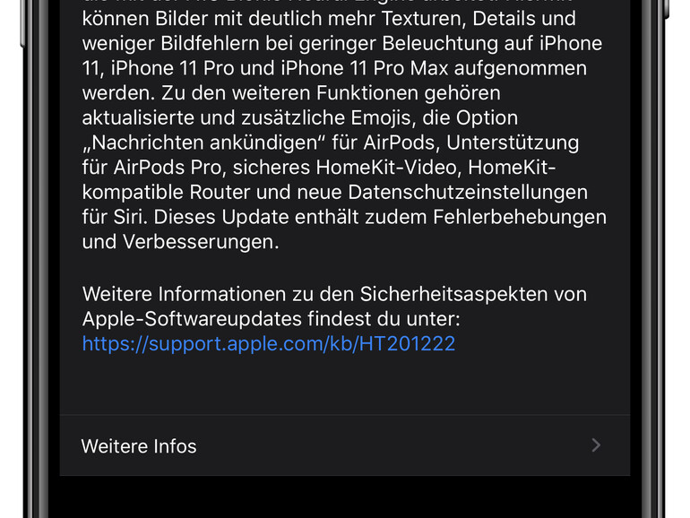 iOS 13.2 ist da und bringt zuvor versprochene Funktionen