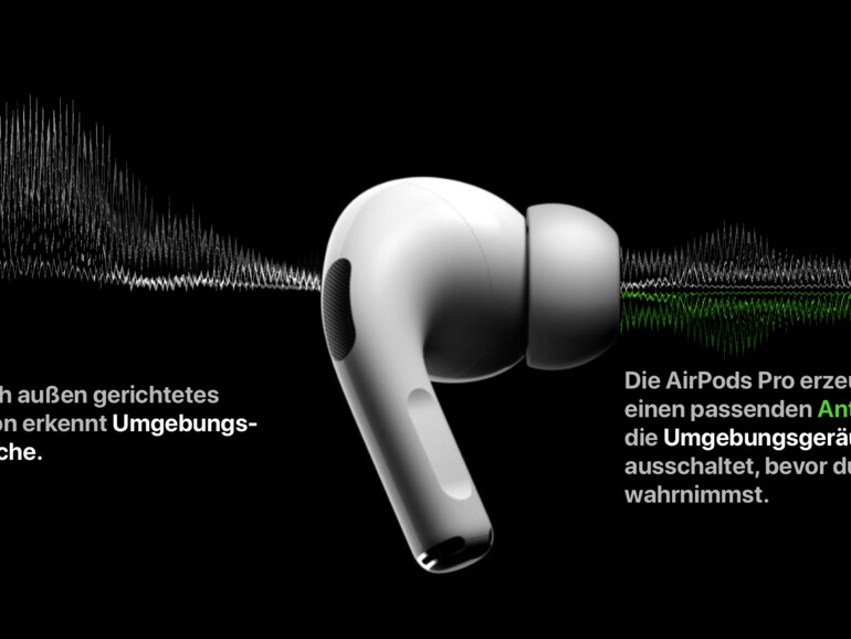 Um die aktive Geräuschunterdrückung zu perfektionieren, führen die innenliegenden Mikrofone 200 Messungen pro Sekunde durch.