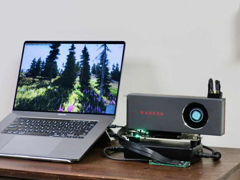 eGPU im Eigenbau am MacBook Pro