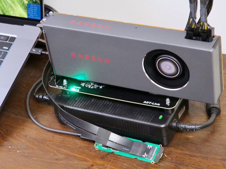 eGPU im Eigenbau am MacBook Pro