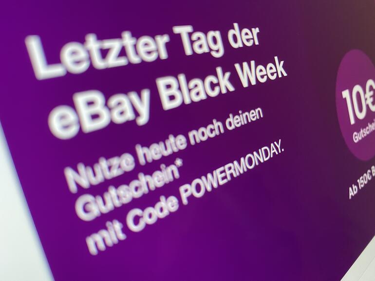 eBay Black Week geht mit Power Monday zuende
