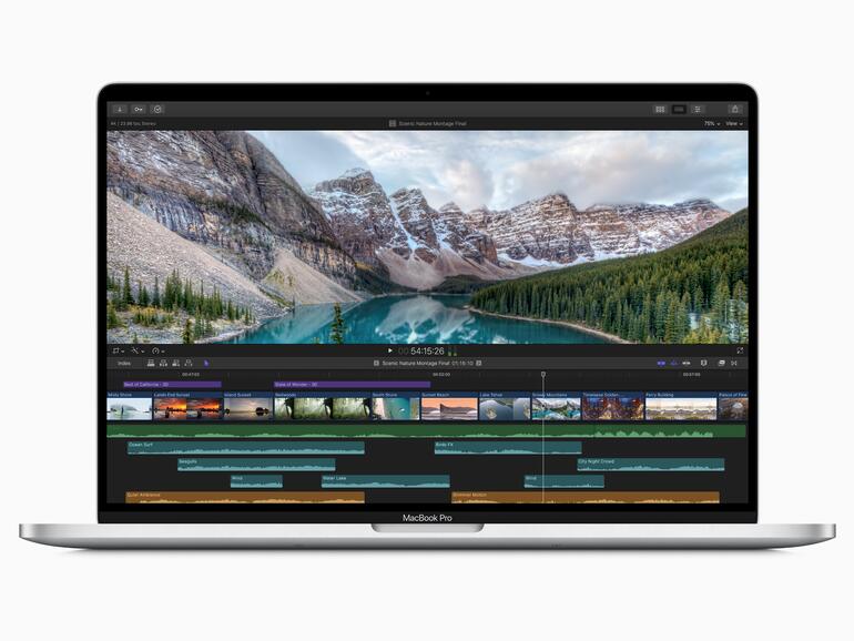 Das neue MacBook Pro ist vor allem Größer und glänzt mit einer neuen, hoffentlich nun wieder zuverlässigen Tastatur.