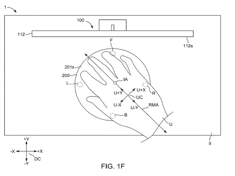Skizze zeigt kuppelförmiges Eingabegerät von Apple