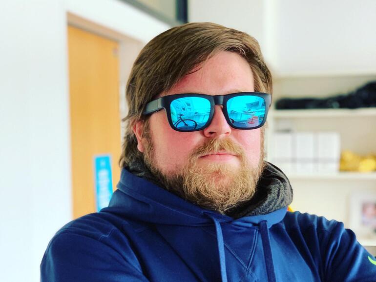 Der verlorene Blues Brother: Mac-Life-Redakteur Caspar von Allwörden beim Selbsttest.