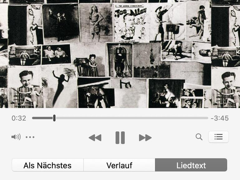 Im Mini-Player lässt sich nun auch der Songtext anzeigen, falls er in Apples Datenbank hinterlegt ist.