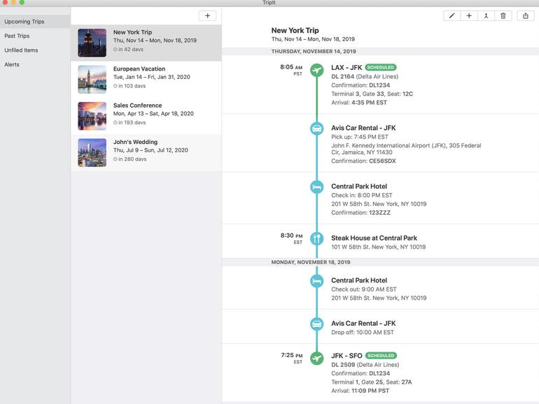Tripit: Travel Planner