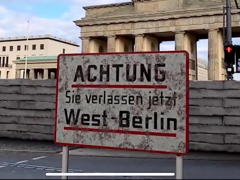 Die Wiederauferstehung der Berliner Mauer in Deutschlands heutiger Hauptstadt? Ja, aber zum Glück nur virtuell!