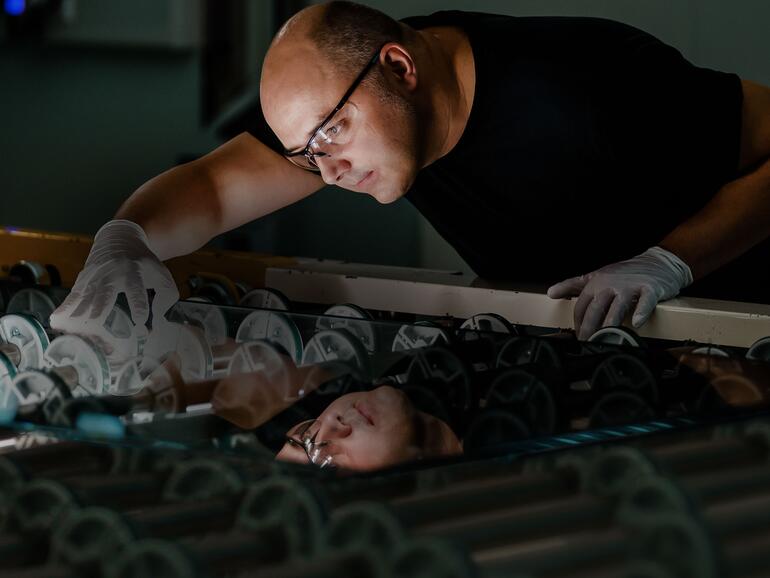 Digitaldruck, Apple Store Glasherstellung, Deutschland