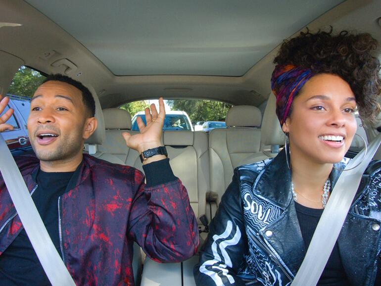 Szene aus Carpool Karaoke