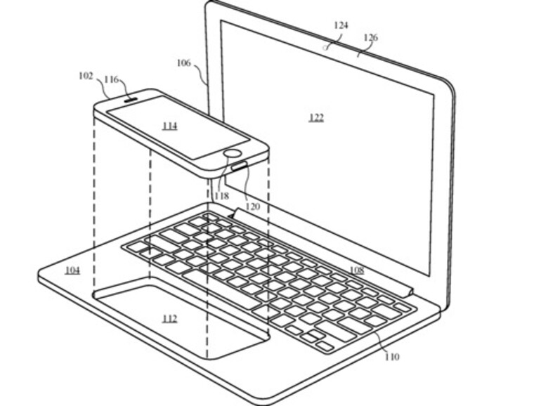Apples Idee eines MacBook als Dock fürs iPhone