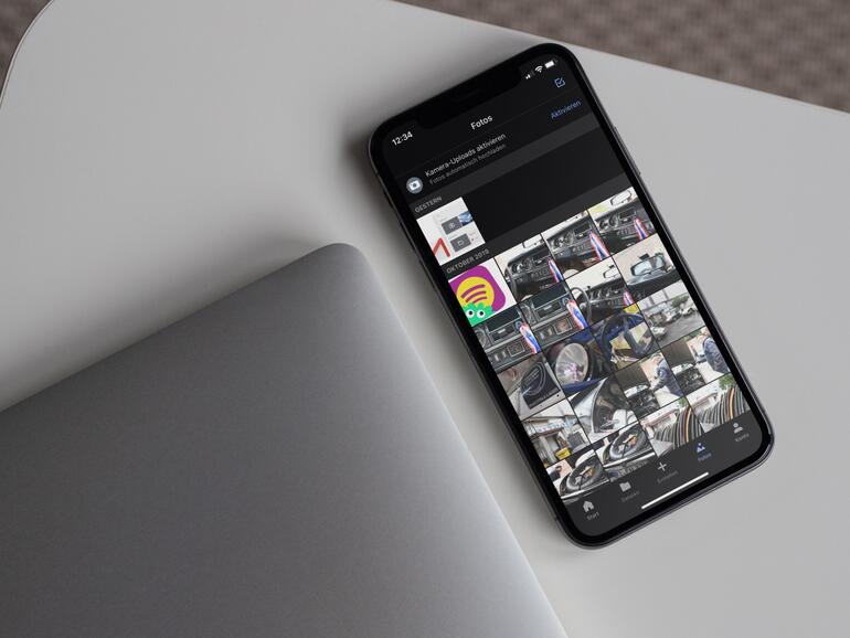 Dropbox auf dem iPhone bekommt den Dark Mode.