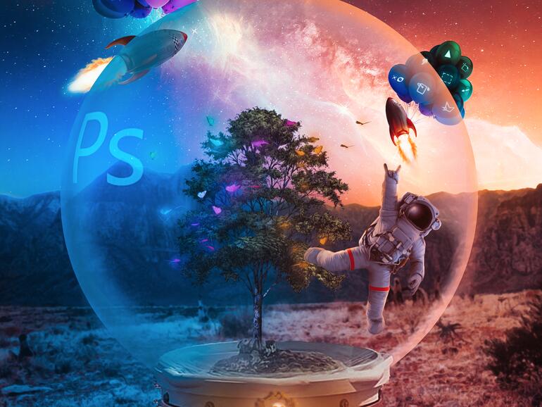 Phantastische Welten in der digitalen Bildbearbeitung