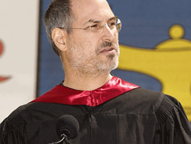 Steve Jobs im Sommer 2005 an der Stanford University