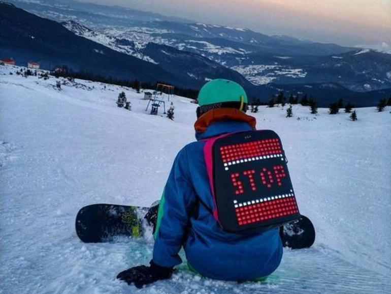 Im Rucksack Pix sind LEDs verbaut